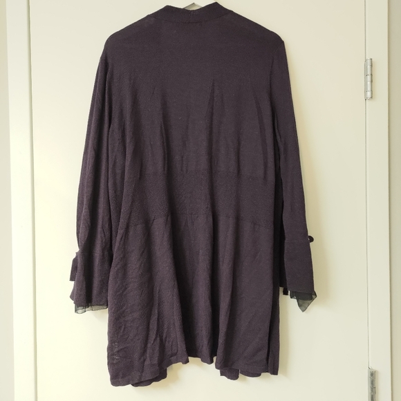 Nic+Zoe Purple Cardigan sz 1X - Picture 5 of 5